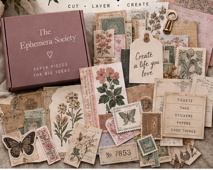 Junk Journal Ephemera Pack